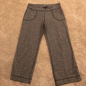 LULU LEMON heather grey yoga pants